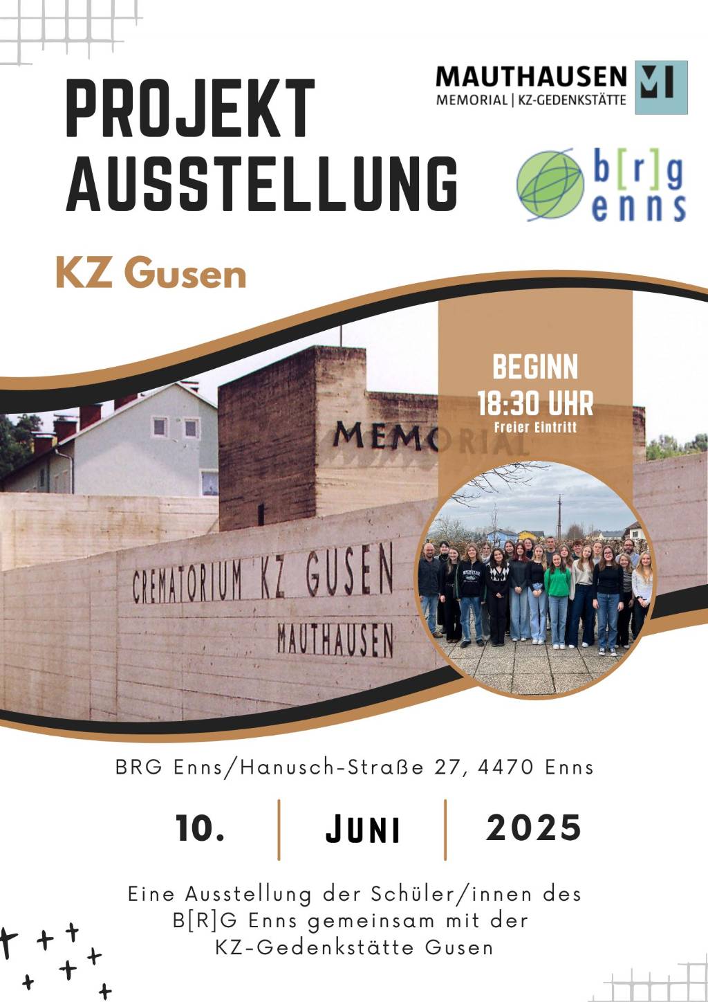Junge Stimmen gegen das Vergessen: Schüler*innen eröffnen Ausstellung zum KZ Gusen in Enns