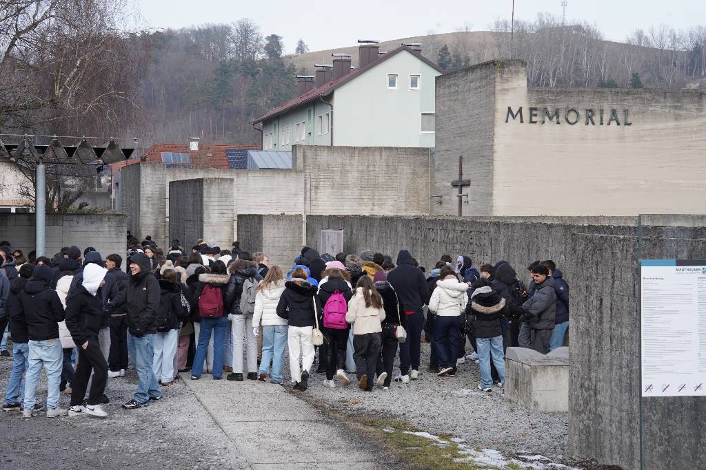150 Spanish students visited the Gusen Memorial
