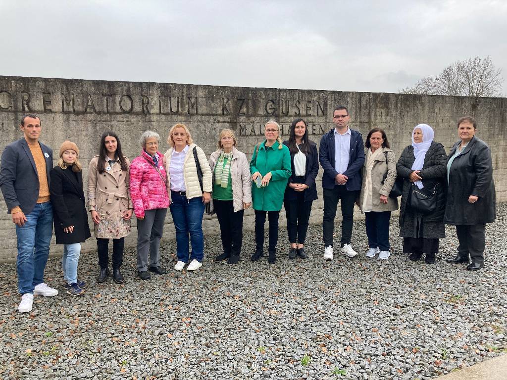 Delegation aus Srebrenica besuchte Mauthausen und Gusen