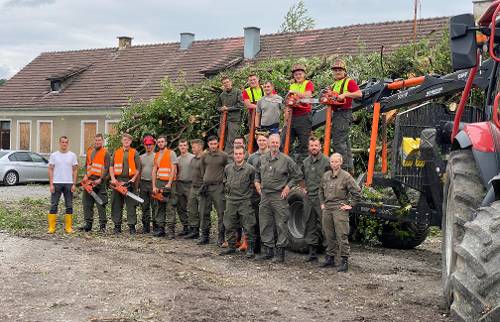 Rodungen durch Bundesheer am Gelände des ehemaligen KZ Gusen