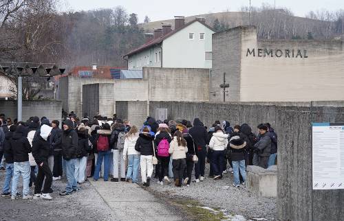 150 Spanish students visited the Gusen Memorial