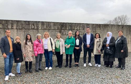 Delegation aus Srebrenica besuchte Mauthausen und Gusen